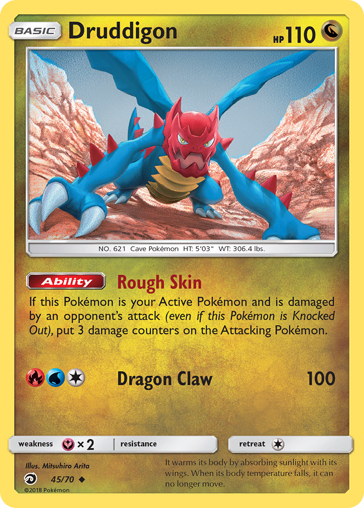 Druddigon (45/70) [Sun & Moon: Dragon Majesty] | Shuffle n Cut Hobbies & Games