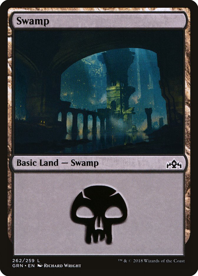 Swamp (262) [Guilds of Ravnica] | Shuffle n Cut Hobbies & Games