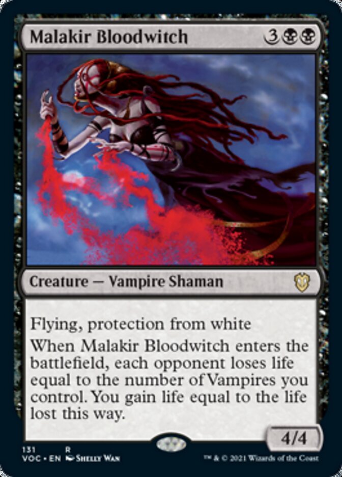 Malakir Bloodwitch [Innistrad: Crimson Vow Commander] | Shuffle n Cut Hobbies & Games