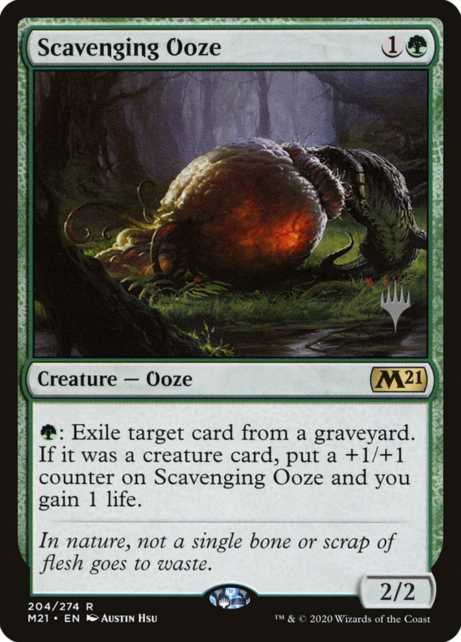 Scavenging Ooze (Promo Pack) [Core Set 2021 Promos] | Shuffle n Cut Hobbies & Games