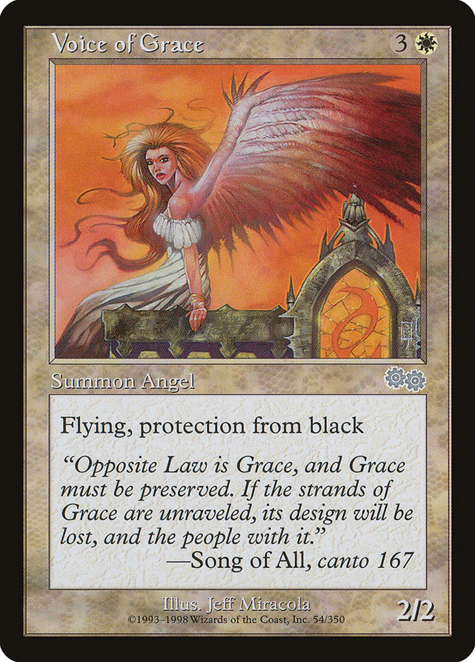 Voice of Grace [Urza's Saga] | Shuffle n Cut Hobbies & Games