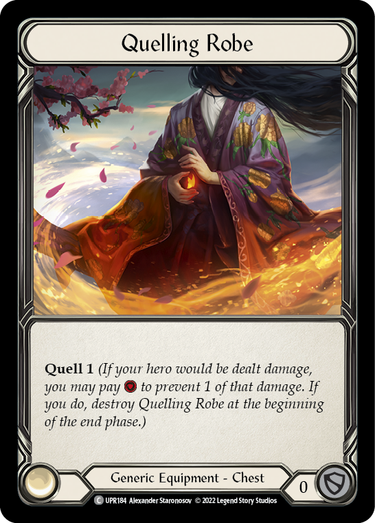 Quelling Robe [UPR184] (Uprising)  Rainbow Foil | Shuffle n Cut Hobbies & Games