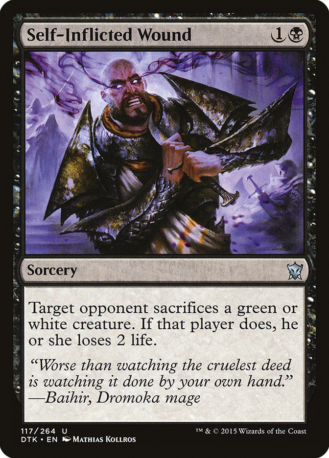Self-Inflicted Wound [Dragons of Tarkir] | Shuffle n Cut Hobbies & Games