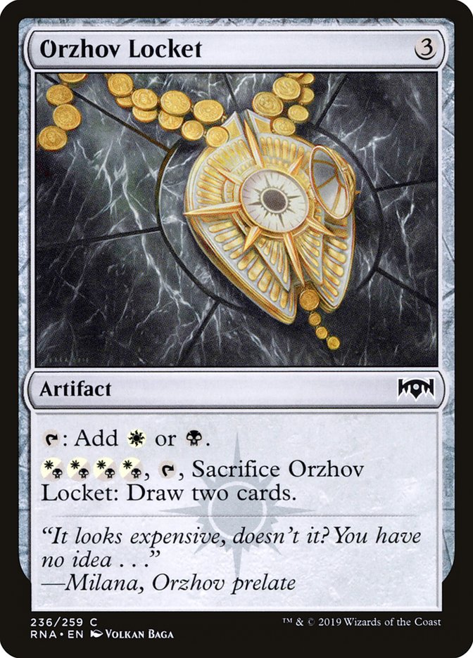 Orzhov Locket [Ravnica Allegiance] | Shuffle n Cut Hobbies & Games
