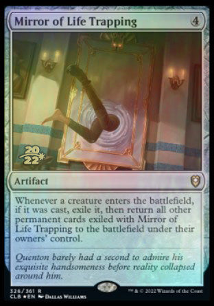 Mirror of Life Trapping [Commander Legends: Battle for Baldur's Gate Prerelease Promos] | Shuffle n Cut Hobbies & Games