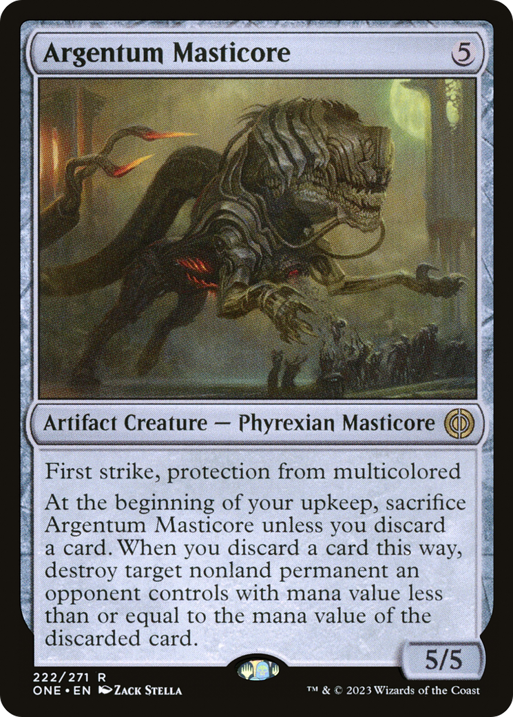 Argentum Masticore [Phyrexia: All Will Be One] | Shuffle n Cut Hobbies & Games