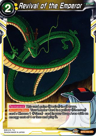Revival of the Emperor (BT5-102) [Miraculous Revival] | Shuffle n Cut Hobbies & Games