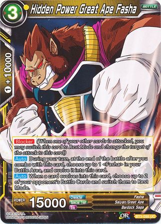 Hidden Power Great Ape Fasha [BT3-098] | Shuffle n Cut Hobbies & Games