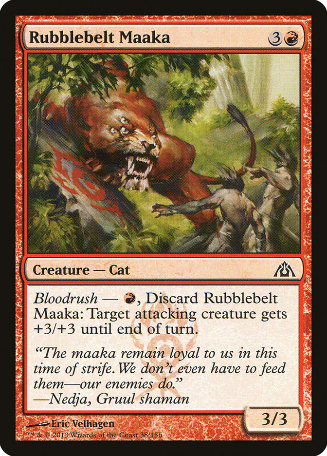 Rubblebelt Maaka [Dragon's Maze] | Shuffle n Cut Hobbies & Games