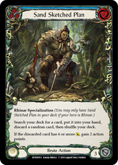 Sand Sketched Plan [WTR009-S] Alpha Print Normal | Shuffle n Cut Hobbies & Games