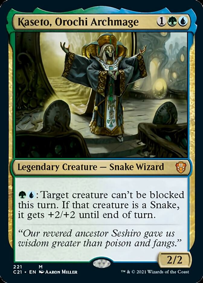 Kaseto, Orochi Archmage [Commander 2021] | Shuffle n Cut Hobbies & Games