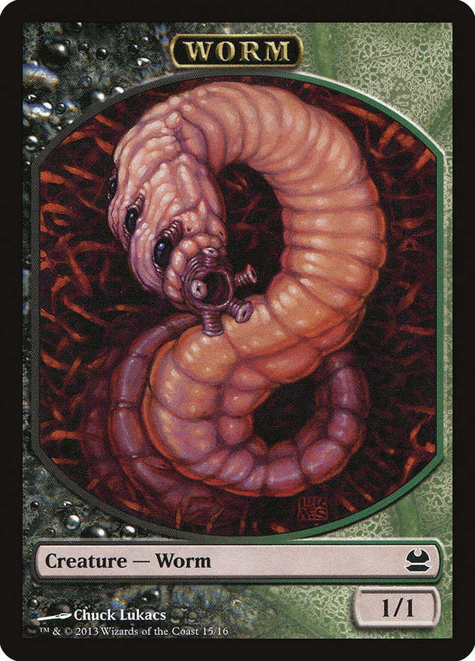 Worm Token [Modern Masters Tokens] | Shuffle n Cut Hobbies & Games