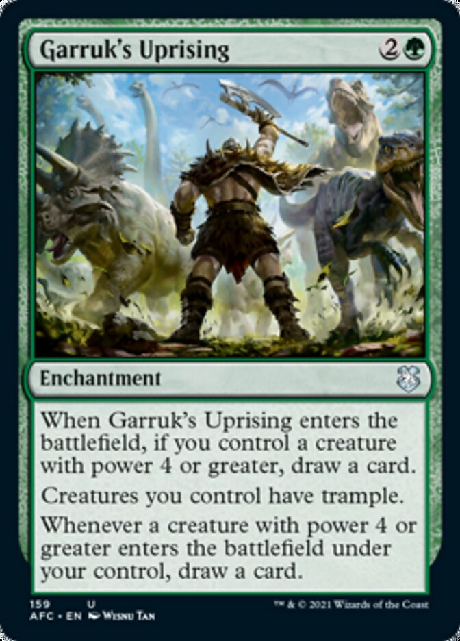Garruk's Uprising [Dungeons & Dragons: Adventures in the Forgotten Realms Commander] | Shuffle n Cut Hobbies & Games