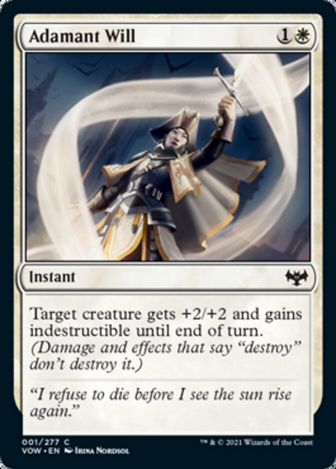 Adamant Will [Innistrad: Crimson Vow] | Shuffle n Cut Hobbies & Games