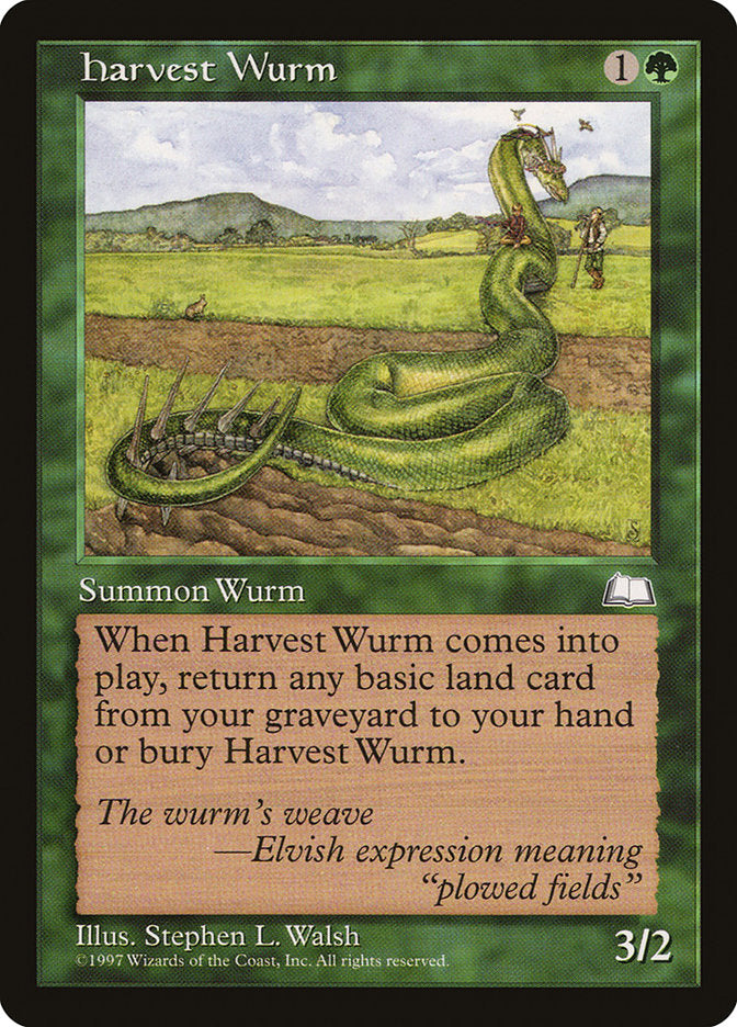 Harvest Wurm [Weatherlight] | Shuffle n Cut Hobbies & Games