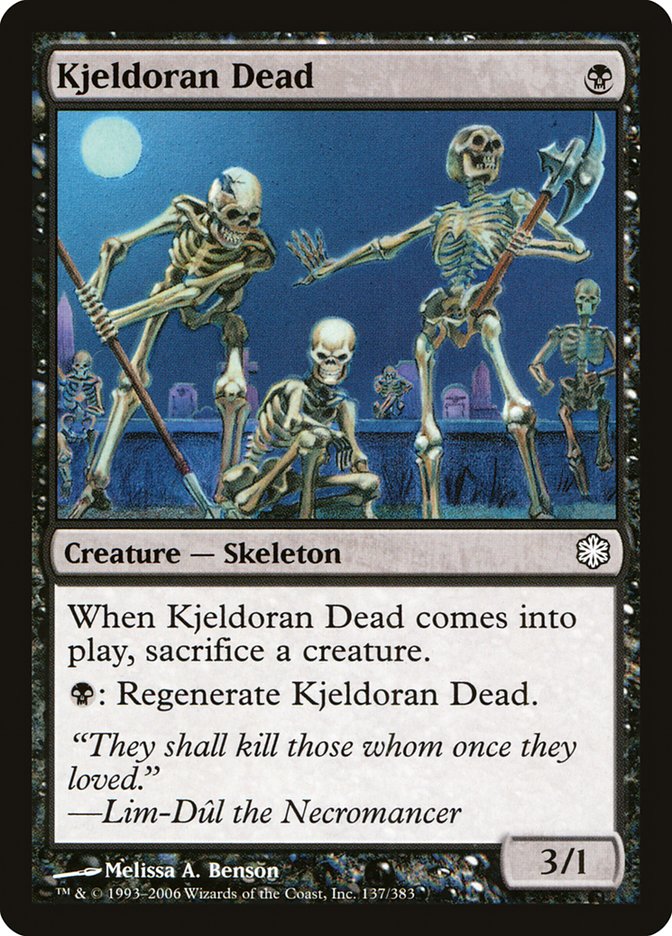 Kjeldoran Dead [Coldsnap Theme Decks] | Shuffle n Cut Hobbies & Games