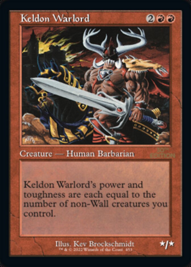 Keldon Warlord (Retro) [30th Anniversary Edition] | Shuffle n Cut Hobbies & Games
