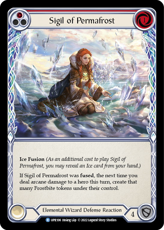 Sigil of Permafrost (Red) [UPR106] (Uprising) | Shuffle n Cut Hobbies & Games
