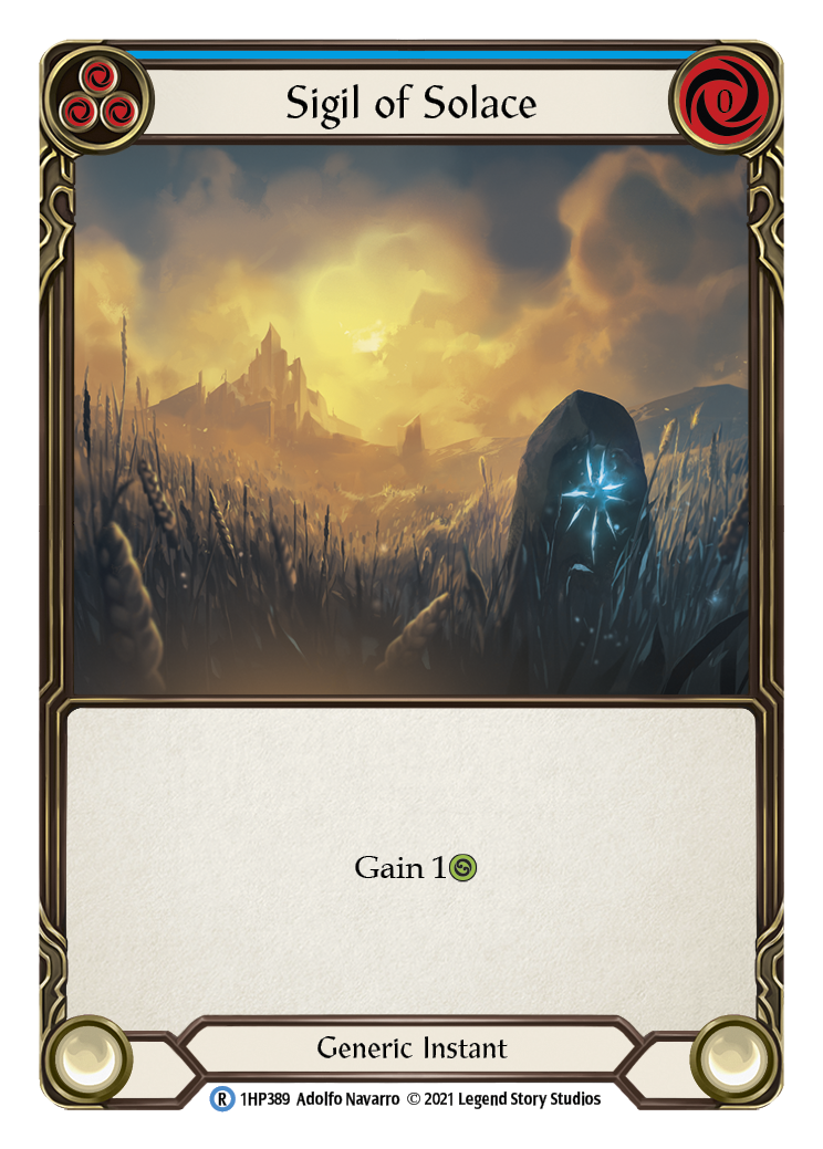 Sigil of Solace (Blue) [1HP389] | Shuffle n Cut Hobbies & Games