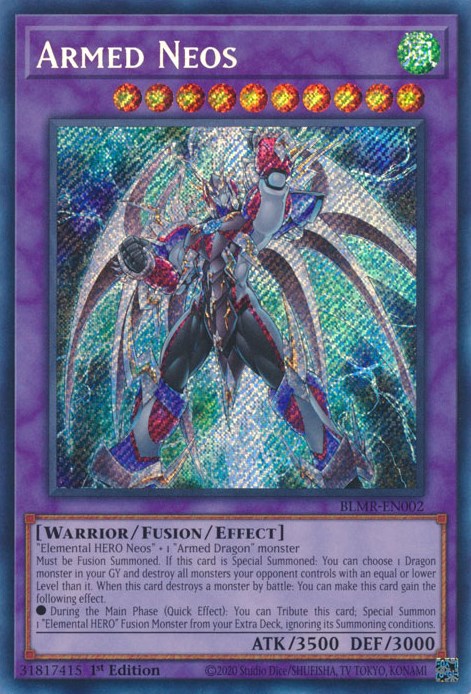 Armed Neos [BLMR-EN002] Secret Rare | Shuffle n Cut Hobbies & Games