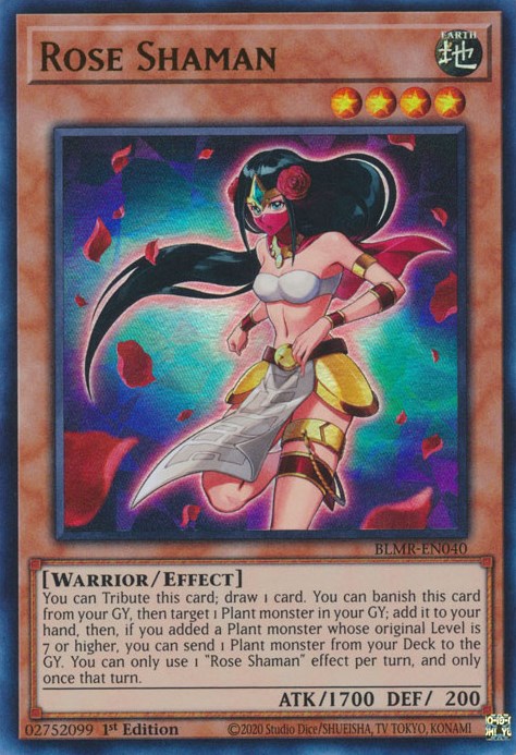 Rose Shaman [BLMR-EN040] Ultra Rare | Shuffle n Cut Hobbies & Games