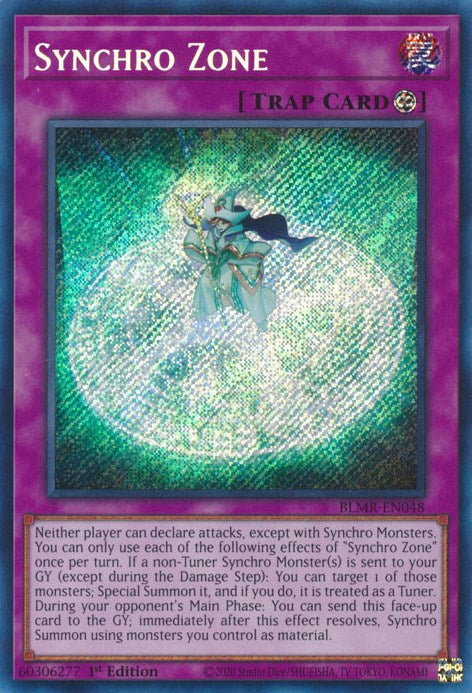 Synchro Zone [BLMR-EN048] Secret Rare | Shuffle n Cut Hobbies & Games