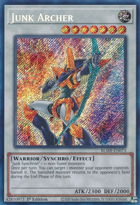 Junk Archer [BLMR-EN073] Secret Rare | Shuffle n Cut Hobbies & Games