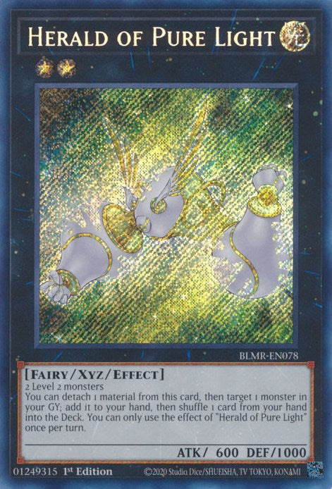 Herald of Pure Light [BLMR-EN078] Secret Rare | Shuffle n Cut Hobbies & Games