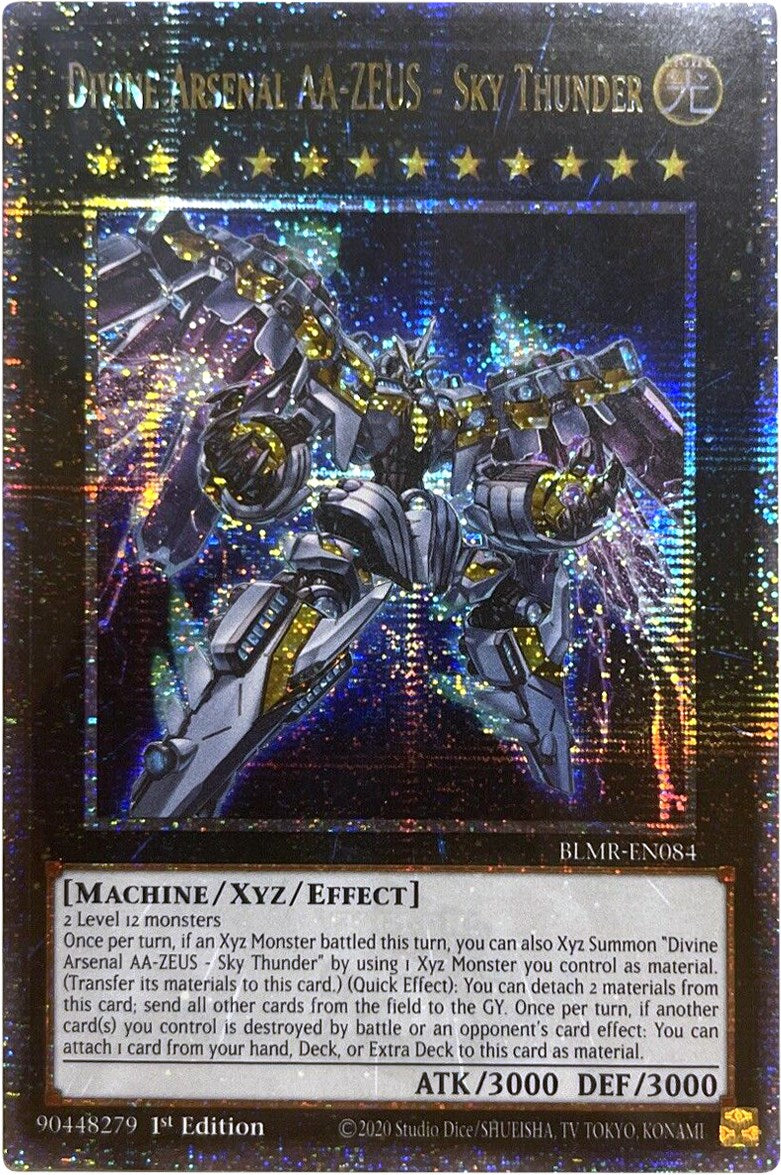 Divine Arsenal AA-ZEUS - Sky Thunder [BLMR-EN084] Quarter Century Secret Rare | Shuffle n Cut Hobbies & Games