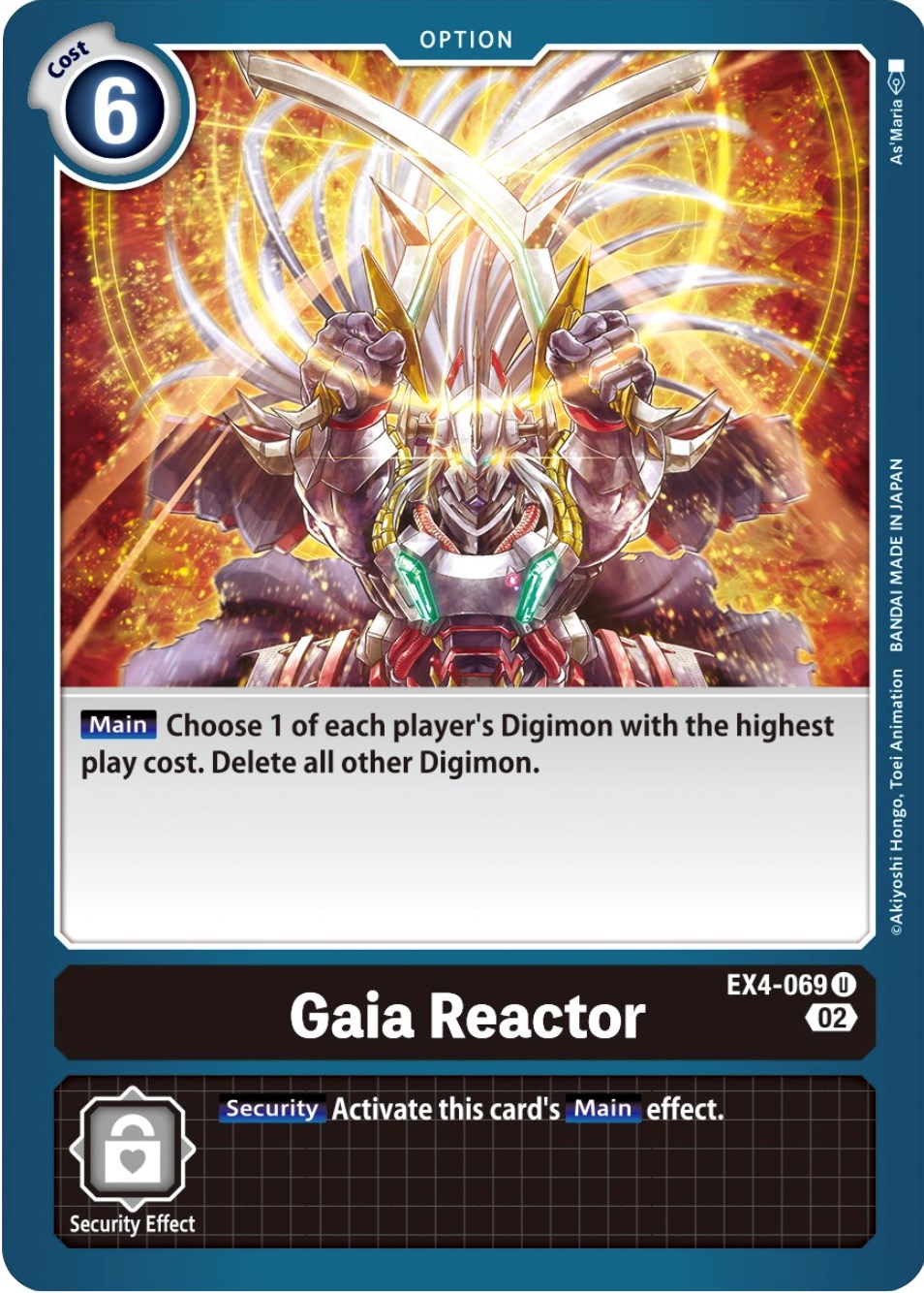 Gaia Reactor [EX4-069] [Alternative Being Booster] | Shuffle n Cut Hobbies & Games