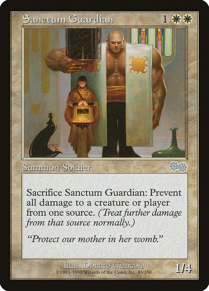 Sanctum Guardian [Urza's Saga] | Shuffle n Cut Hobbies & Games