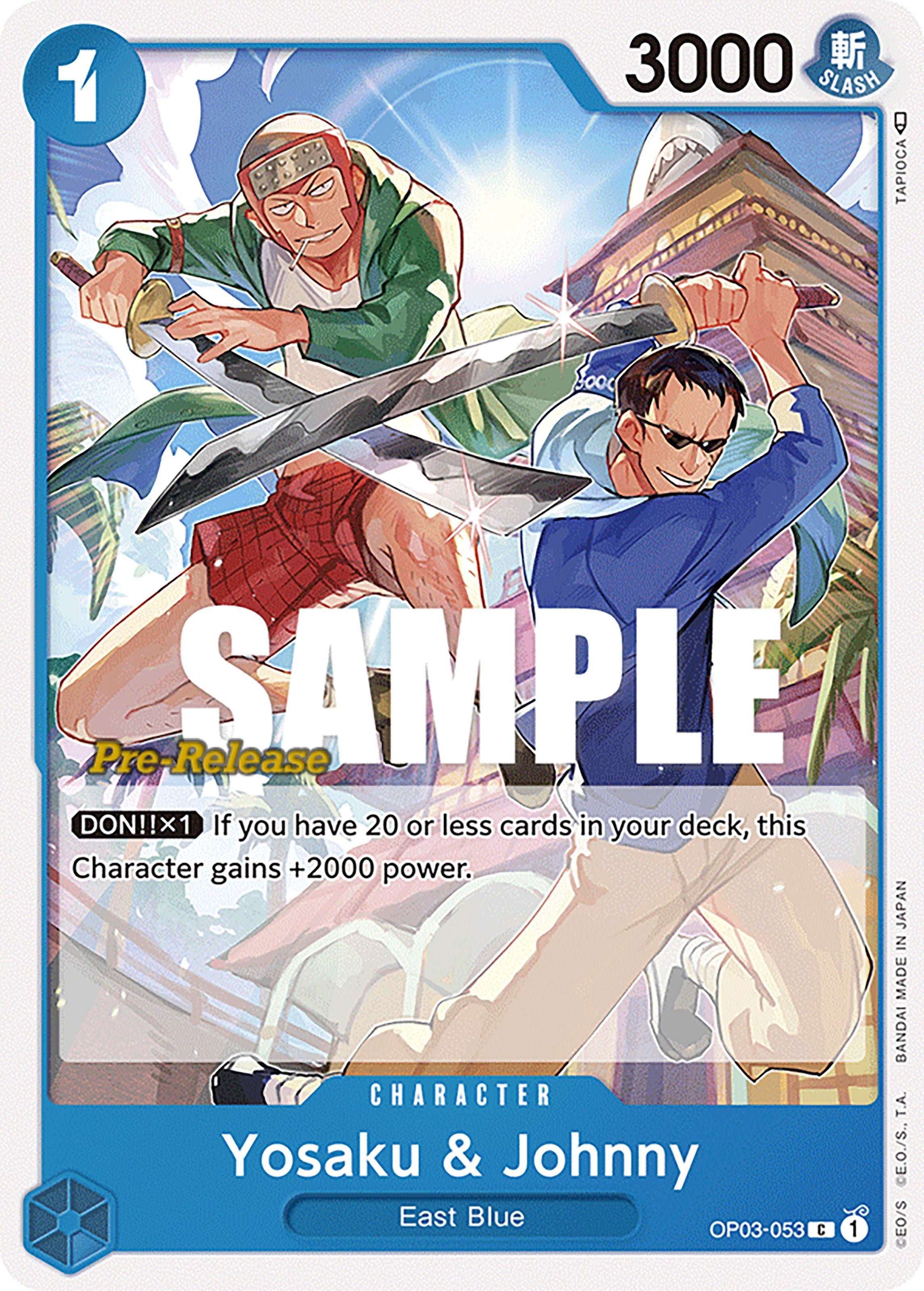 Yosaku & Johnny [Pillars of Strength Pre-Release Cards] | Shuffle n Cut Hobbies & Games
