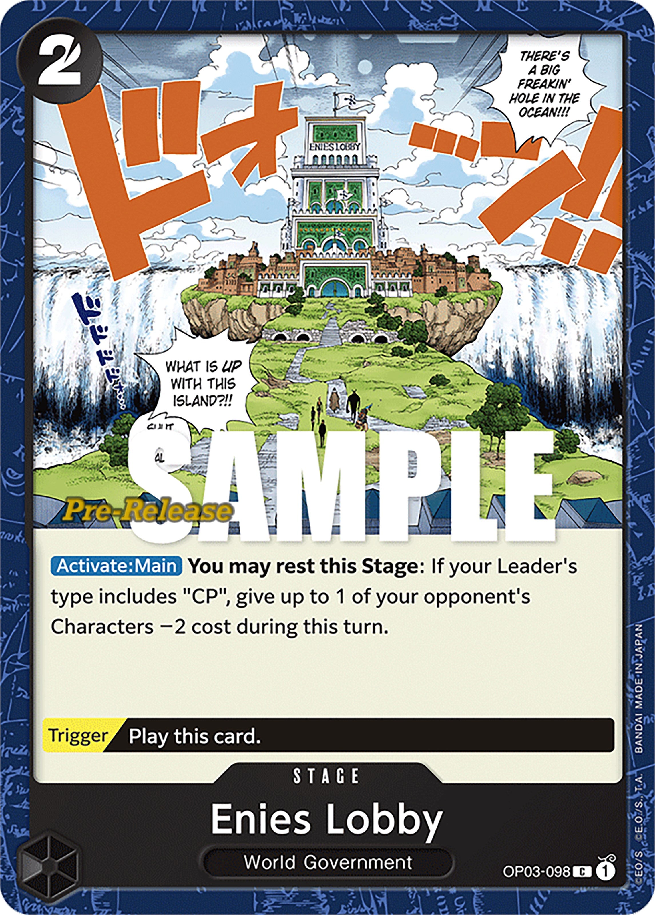 Enies Lobby [Pillars of Strength Pre-Release Cards] | Shuffle n Cut Hobbies & Games