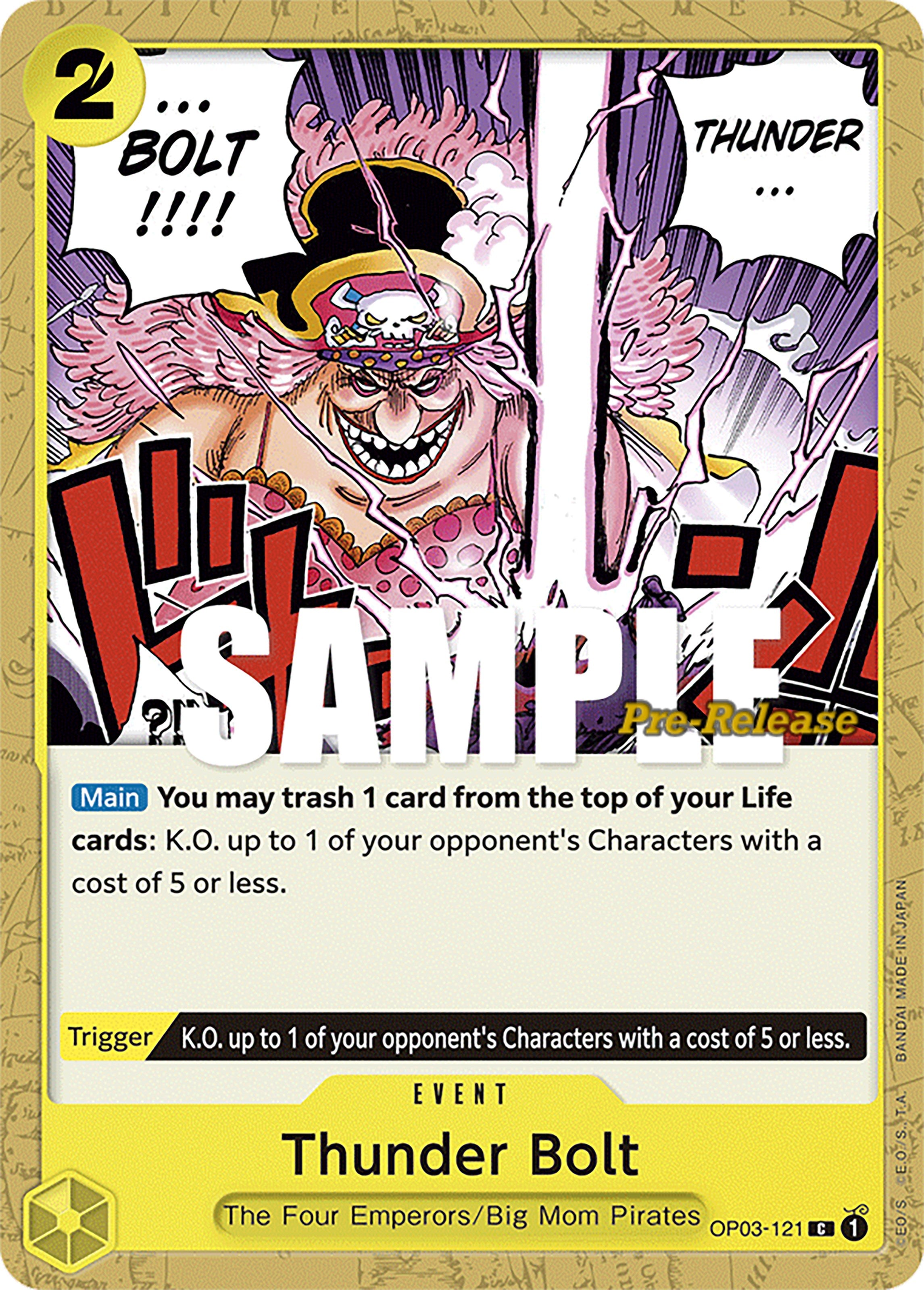 Thunder Bolt [Pillars of Strength Pre-Release Cards] | Shuffle n Cut Hobbies & Games