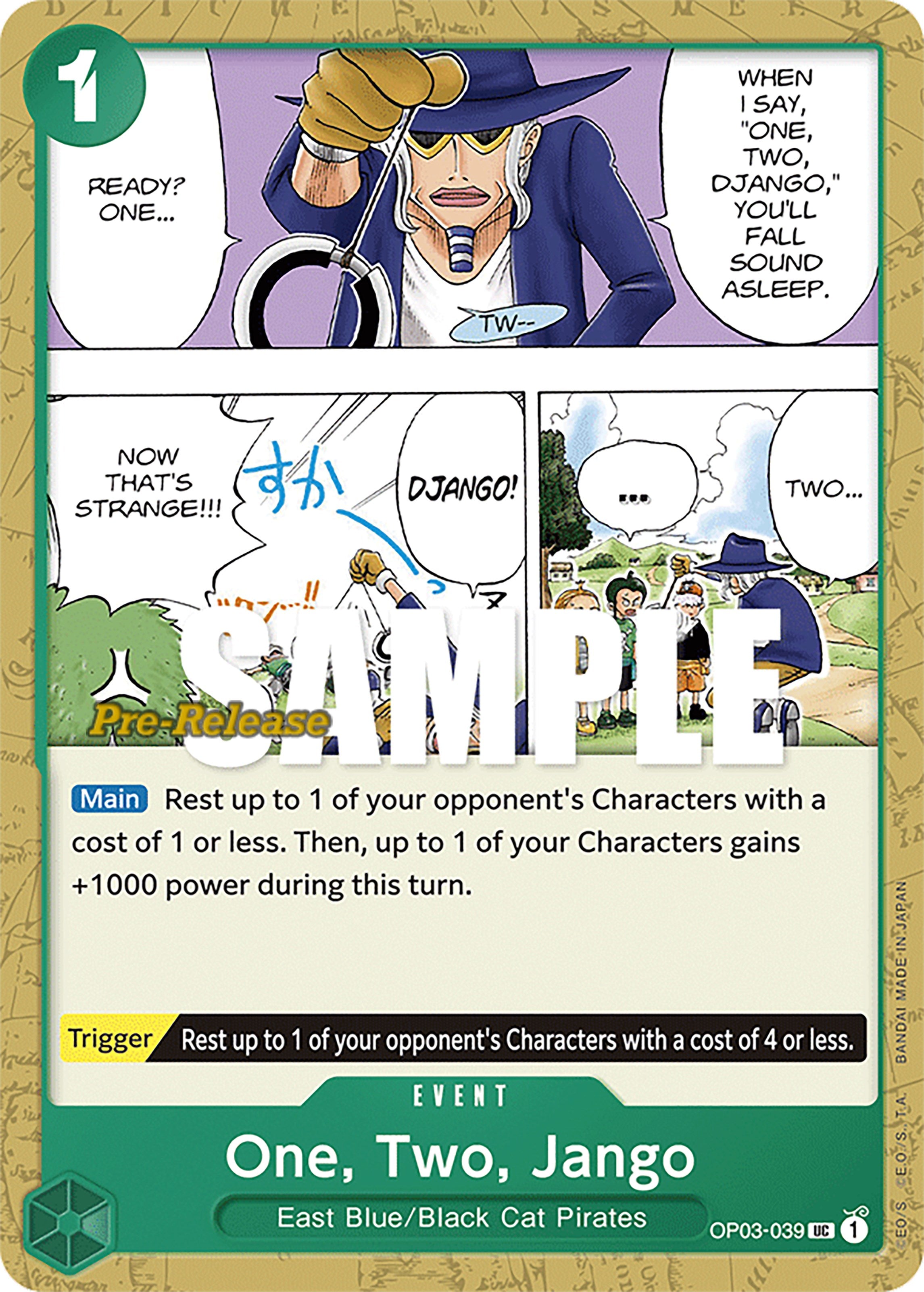 One, Two, Jango [Pillars of Strength Pre-Release Cards] | Shuffle n Cut Hobbies & Games