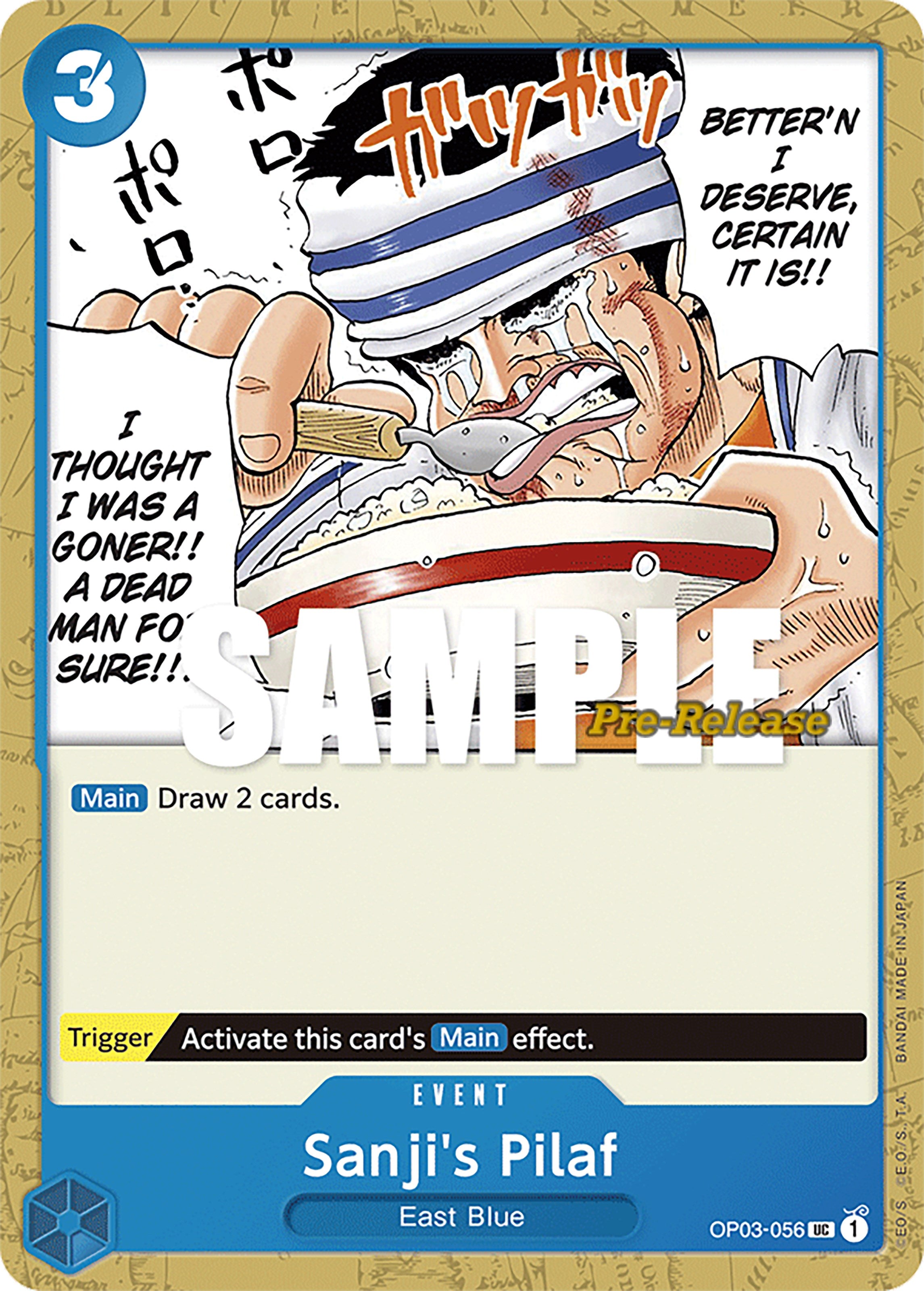 Sanji's Pilaf [Pillars of Strength Pre-Release Cards] | Shuffle n Cut Hobbies & Games