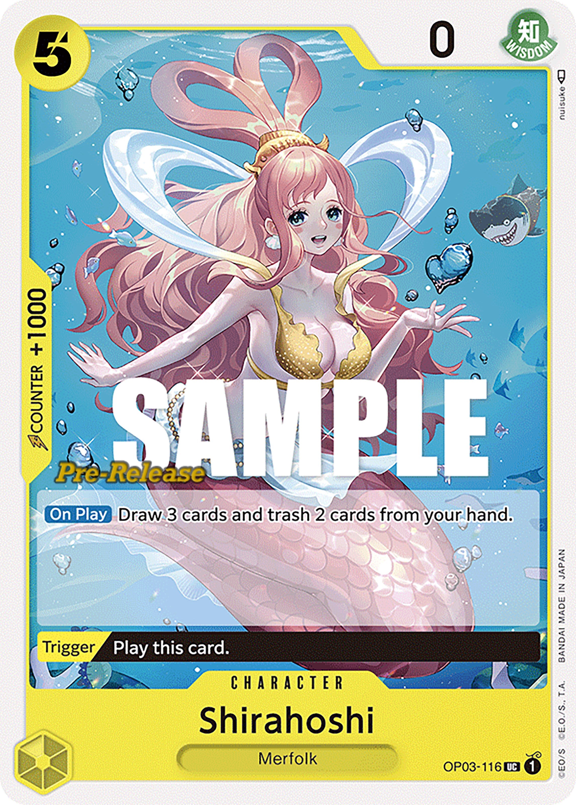 Shirahoshi [Pillars of Strength Pre-Release Cards] | Shuffle n Cut Hobbies & Games