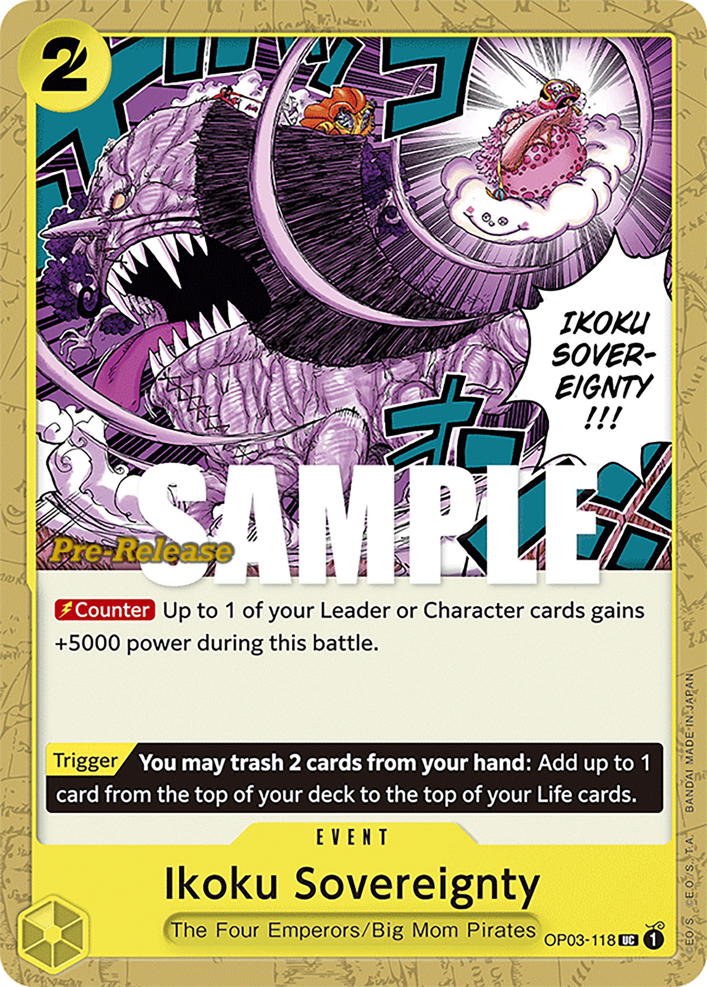 Ikoku Sovereignty [Pillars of Strength Pre-Release Cards] | Shuffle n Cut Hobbies & Games