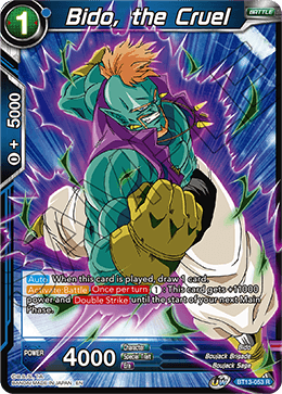 Bido, the Cruel (Rare) [BT13-053] | Shuffle n Cut Hobbies & Games