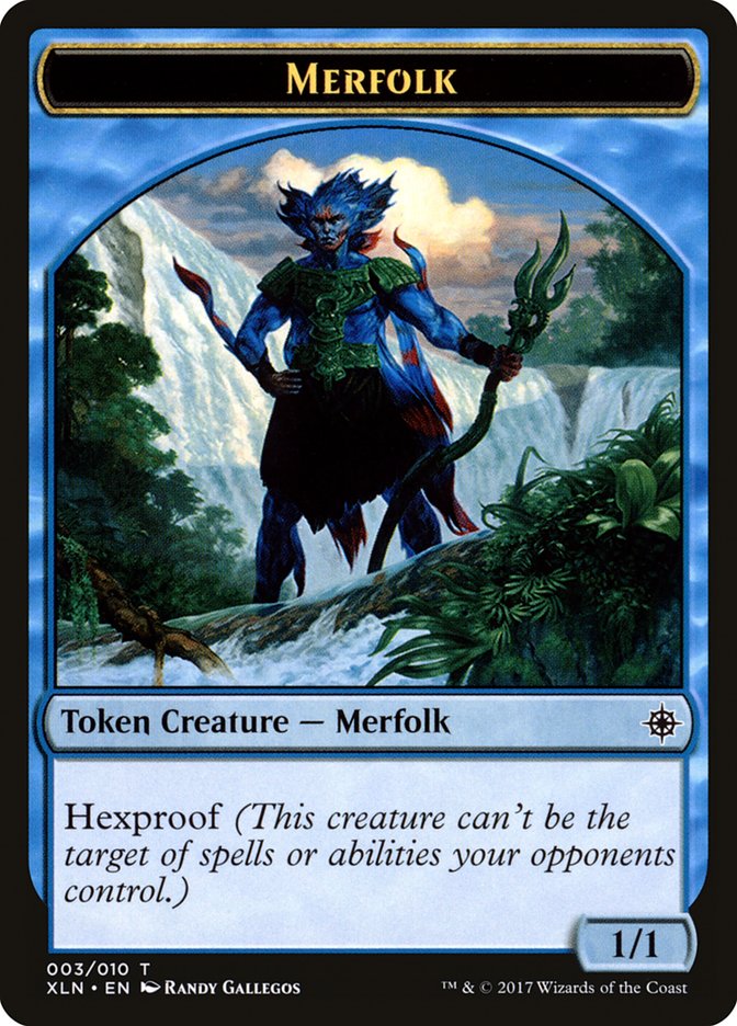 Merfolk Token [Ixalan Tokens] | Shuffle n Cut Hobbies & Games