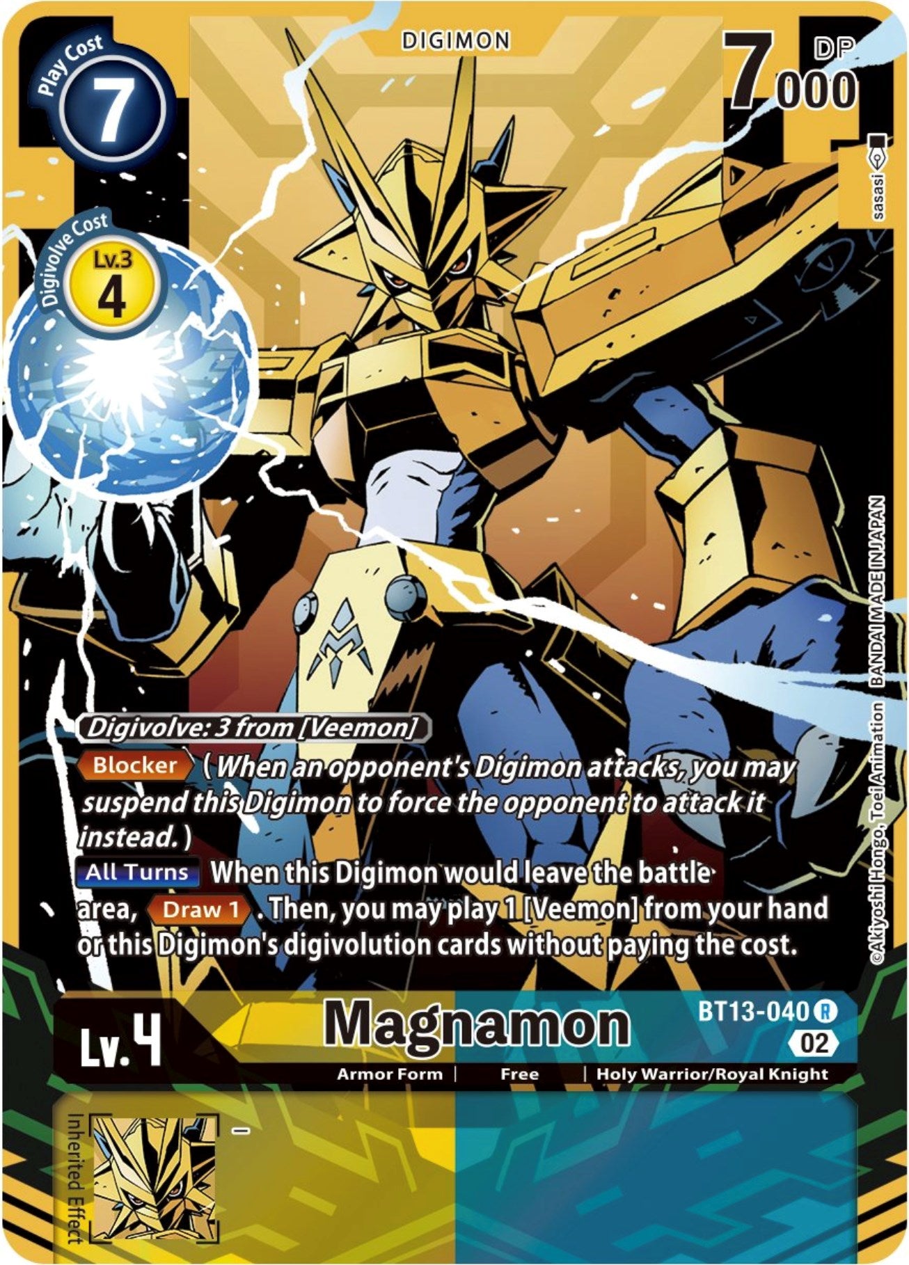 Magnamon [BT13-040] (Alternate Art) [Versus Royal Knights Booster] | Shuffle n Cut Hobbies & Games