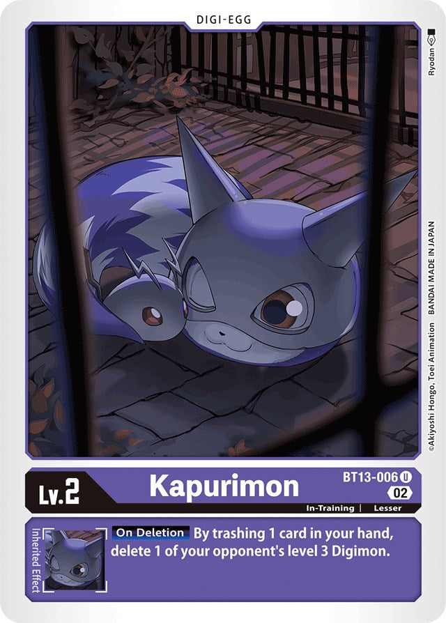 Kapurimon [BT13-006] [Versus Royal Knights Booster] | Shuffle n Cut Hobbies & Games
