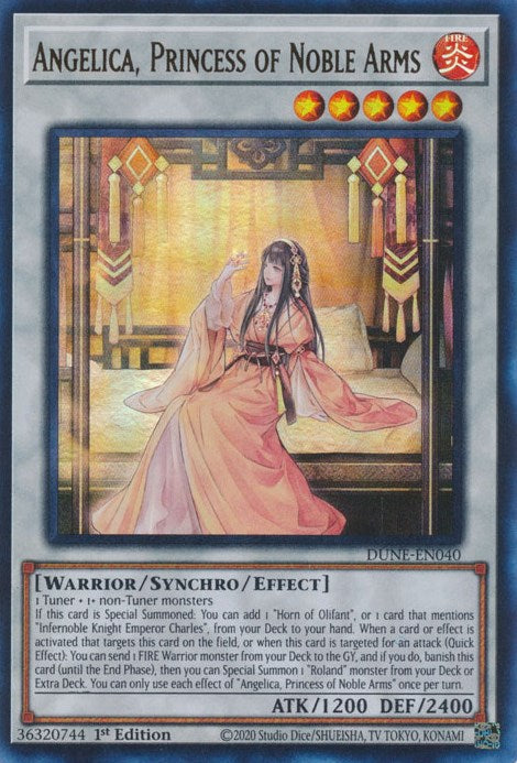 Angelica, Princess of Noble Arms [DUNE-EN040] Ultra Rare | Shuffle n Cut Hobbies & Games