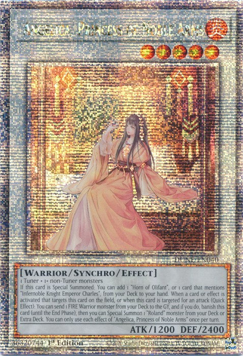 Angelica, Princess of Noble Arms [DUNE-EN040] Quarter Century Secret Rare | Shuffle n Cut Hobbies & Games