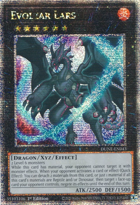 Evolzar Lars [DUNE-EN043] Quarter Century Secret Rare | Shuffle n Cut Hobbies & Games
