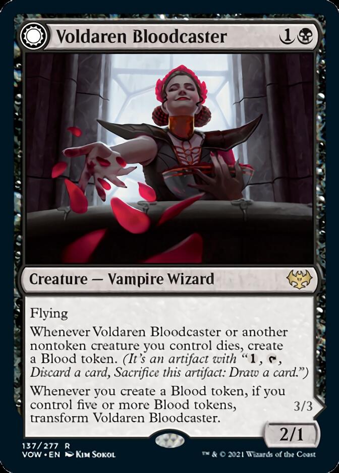 Voldaren Bloodcaster // Bloodbat Summoner [Innistrad: Crimson Vow] | Shuffle n Cut Hobbies & Games