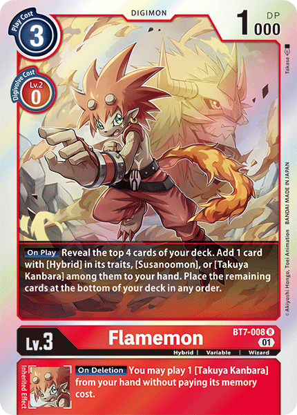 Flamemon [BT7-008] [Next Adventure] | Shuffle n Cut Hobbies & Games