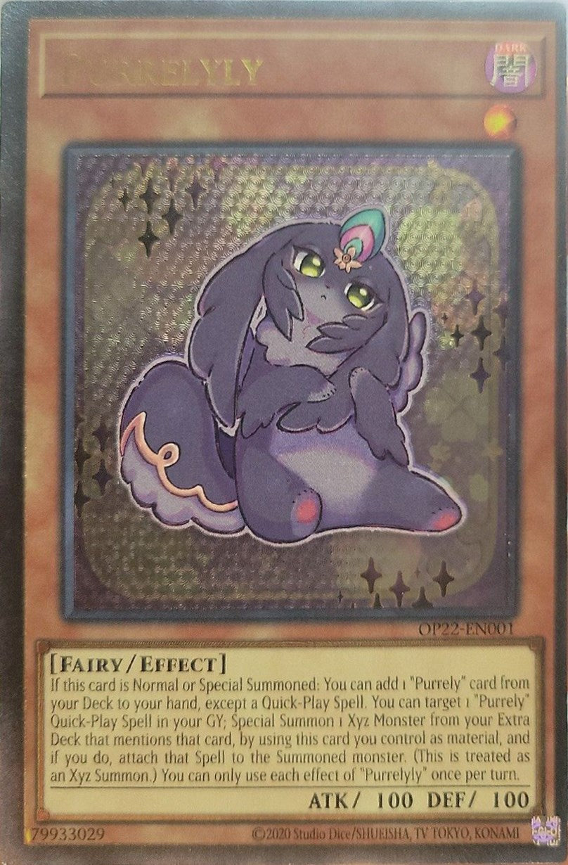 Purrelyly [OP22-EN001] Ultimate Rare | Shuffle n Cut Hobbies & Games