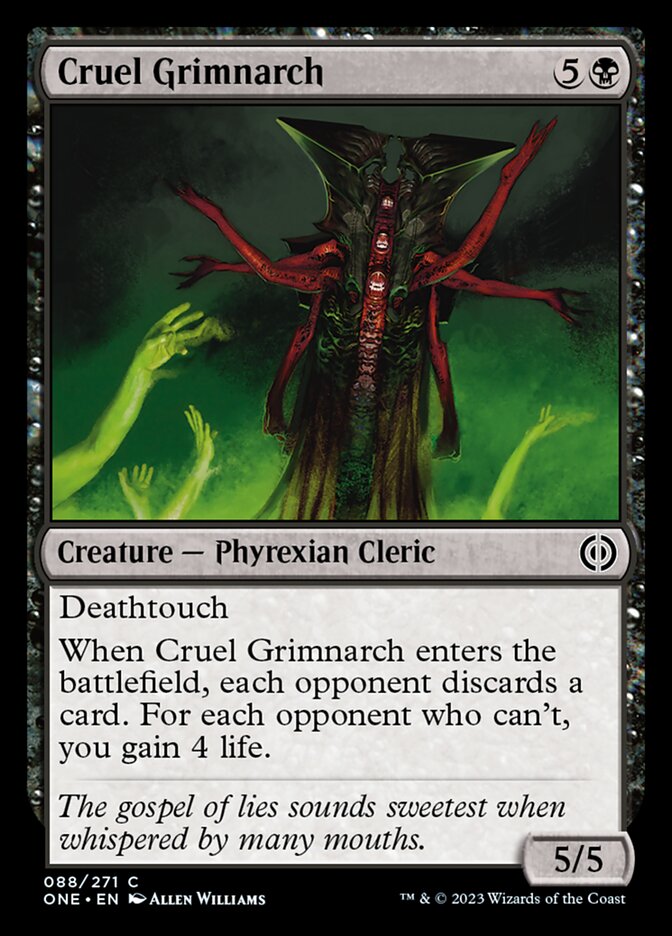 Cruel Grimnarch [Phyrexia: All Will Be One] | Shuffle n Cut Hobbies & Games