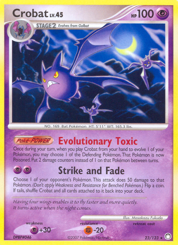 Crobat (23/123) [Diamond & Pearl: Mysterious Treasures] | Shuffle n Cut Hobbies & Games